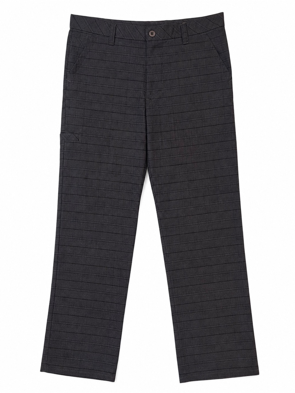 prAna Plaid Stretch Commuter Pants Men’s 34 Gray Check Travel Business Casual